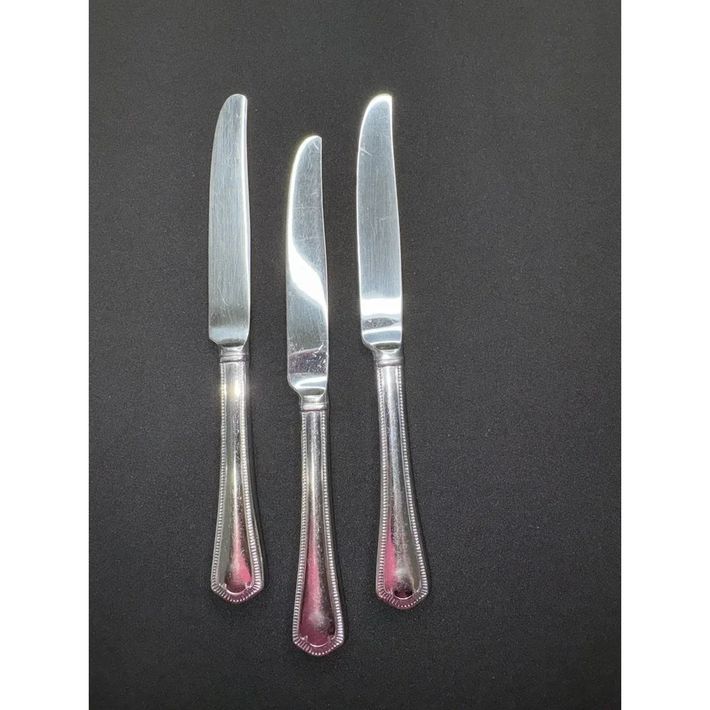 Waterford Somerset SET 3 French Hollow Knives dinner 9.5